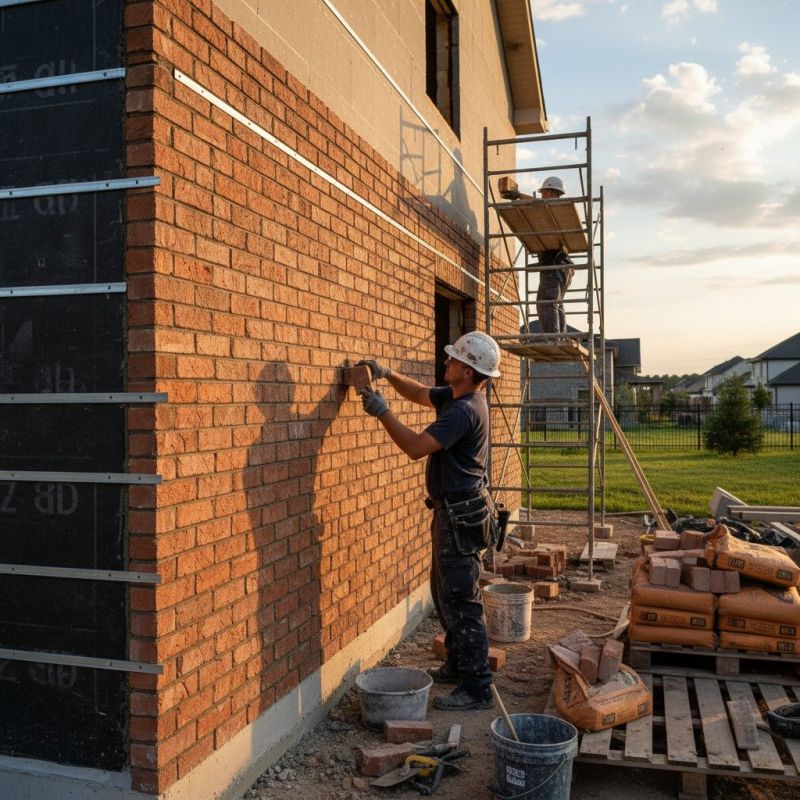 Brick Veneer Siding Installation detail